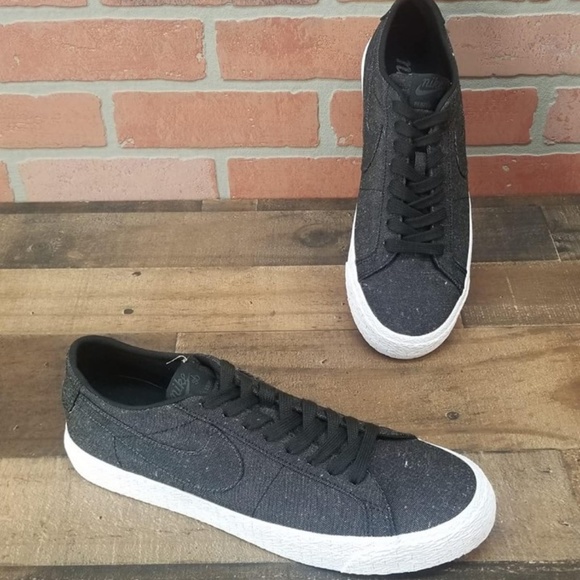 Nike SB Blazer Low Deconstructed Anthracite Shoes - Picture 6 of 8